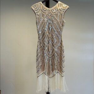 Flapper Dress Size Small
✨+ ALL accessories & T-Strap heels